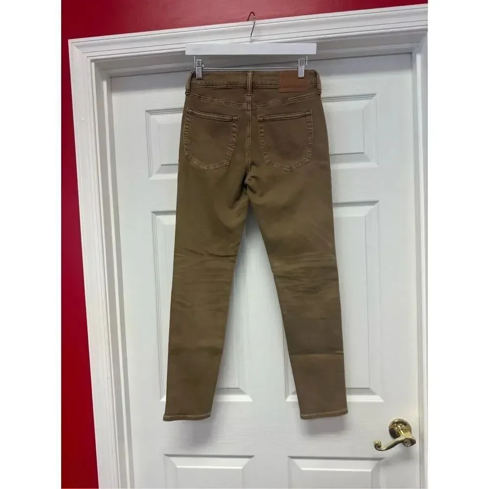American Eagle Brown Wash Airflex + Skinny Jeans sz 28X30 EUC